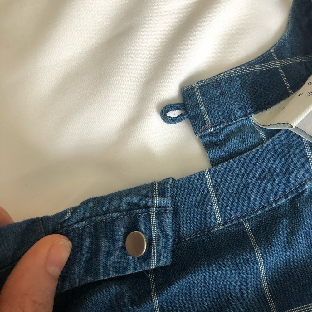 Blue grid a new day dress - Picture 4 of 8